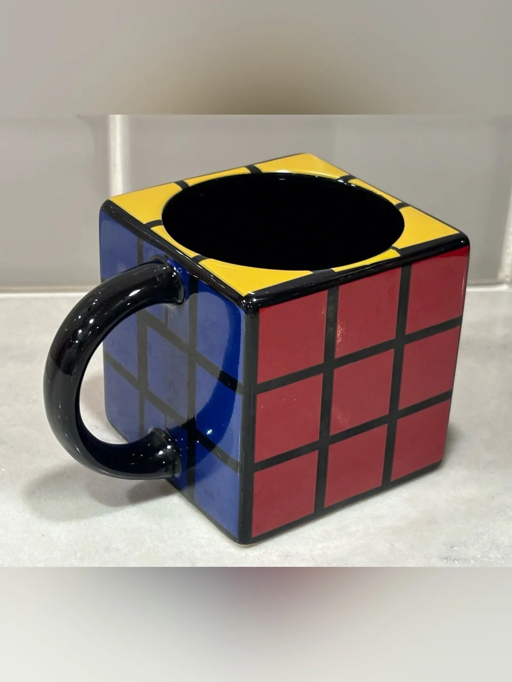 Rubik's cube mug by Spinning Hat